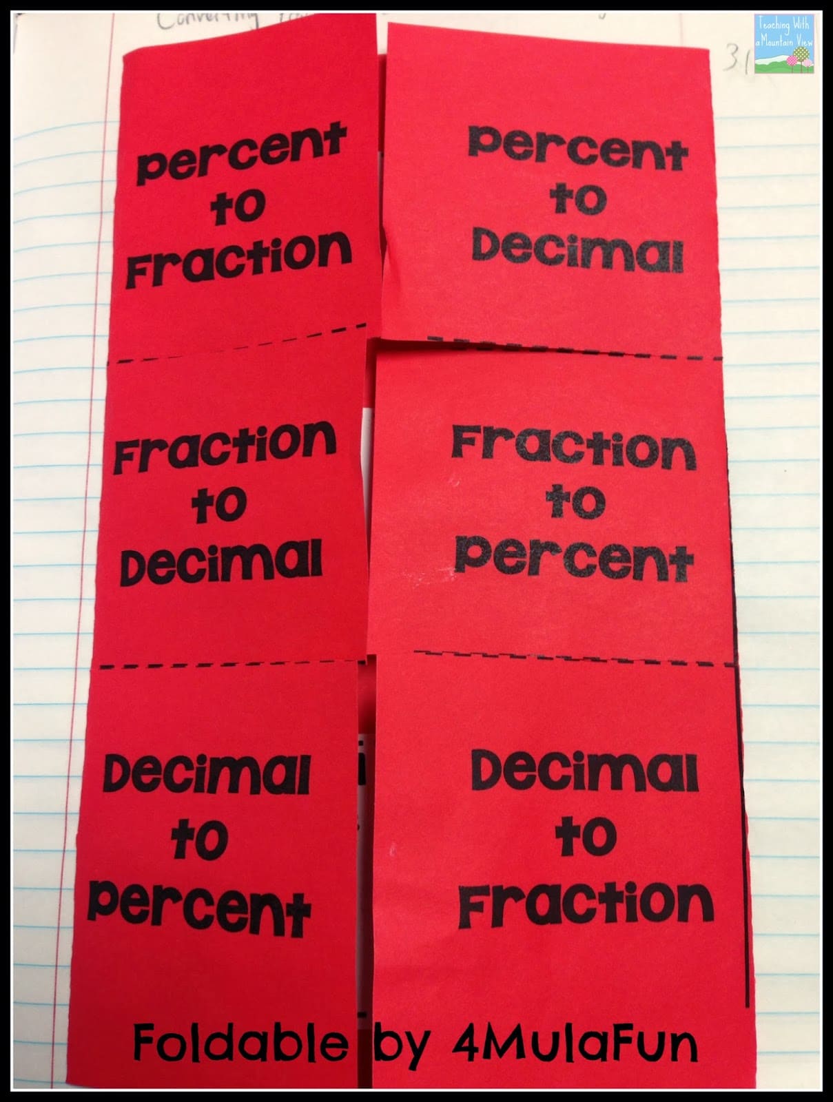 percentdecimalfractionfoldable2