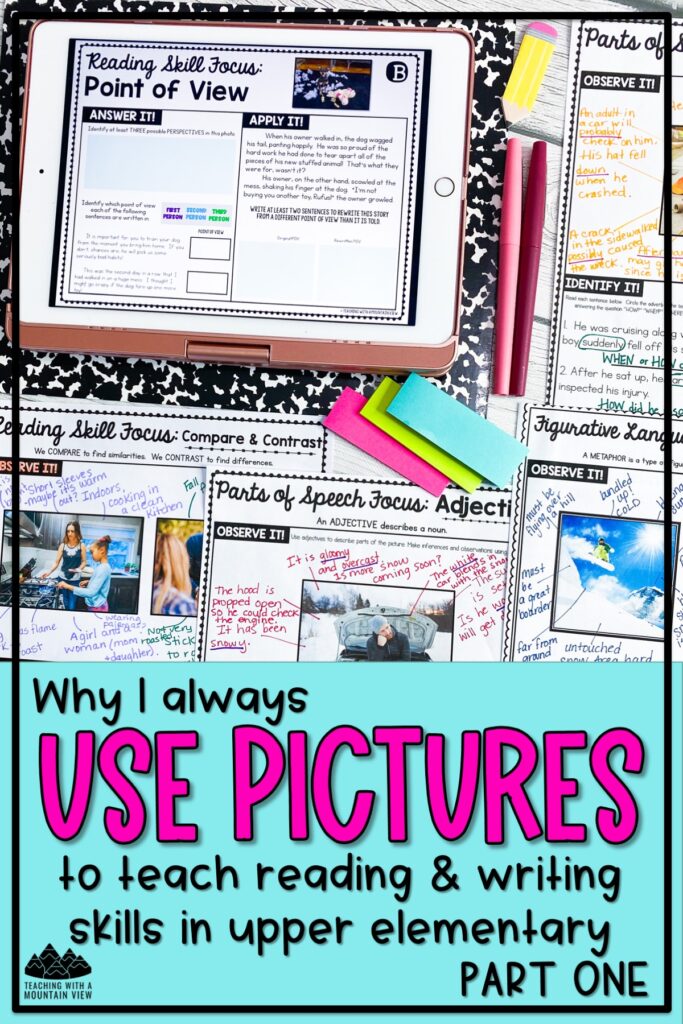 For years, I have witnessed, over and over again, the value of using pictures to teach reading skills in my classroom.