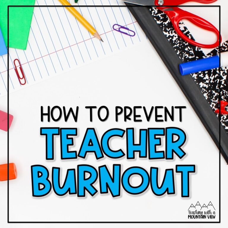 How to Prevent Teacher Burnout