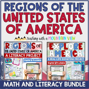 regions of the United Stated math and literacy project for upper elementary