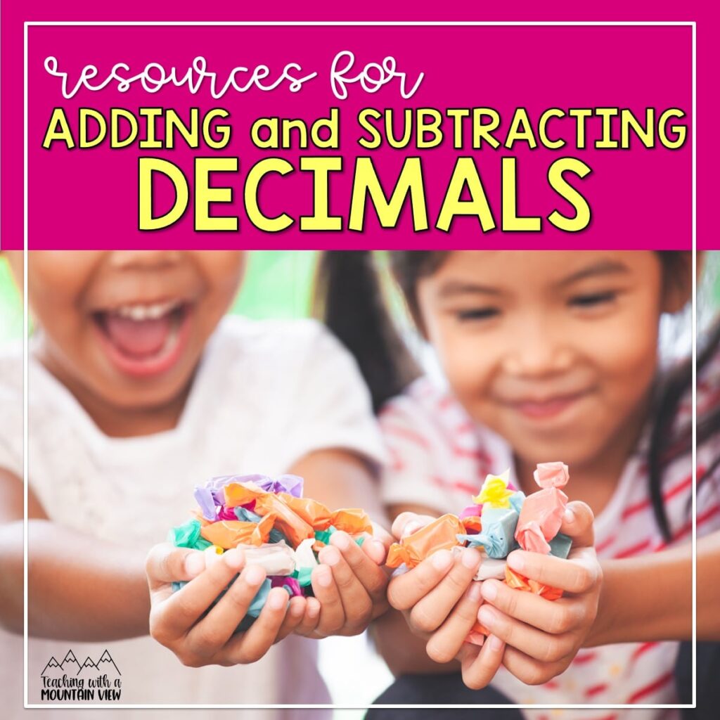 adding and subtracting decimals upper elementary