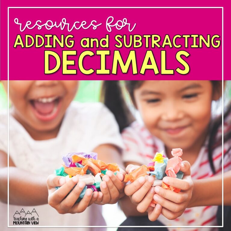 Adding and Subtracting Decimals Activities & Freebies!