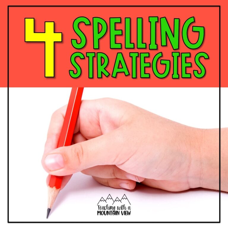 4 Spelling Strategy Tips for Upper Elementary