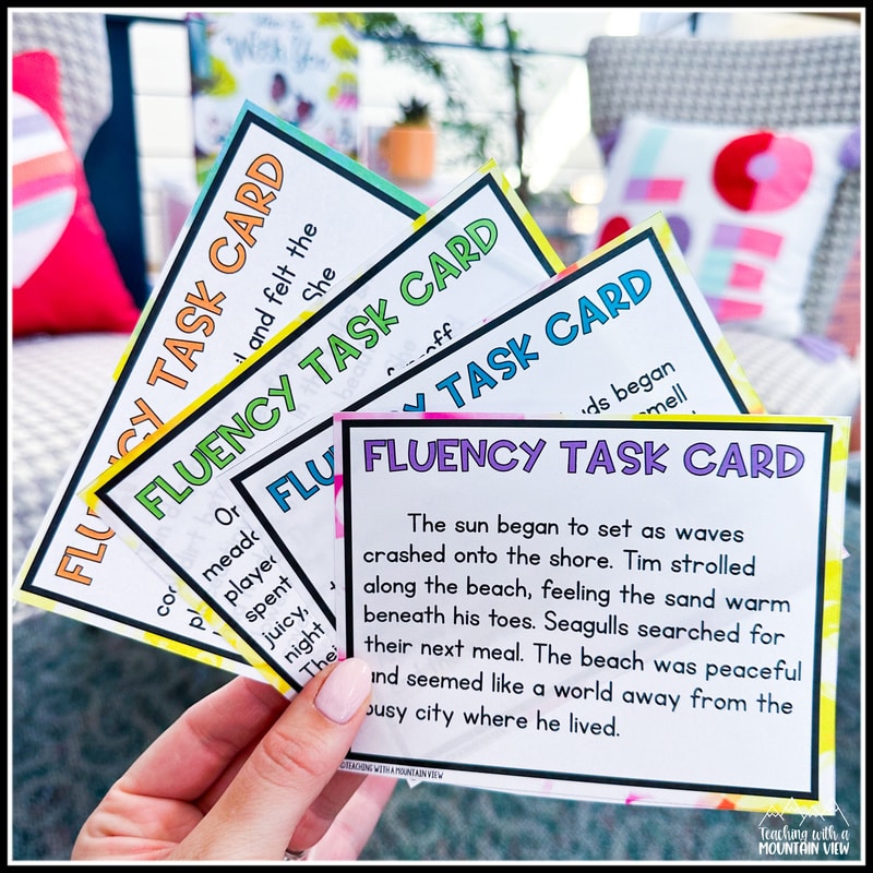free task cards to use after spring break