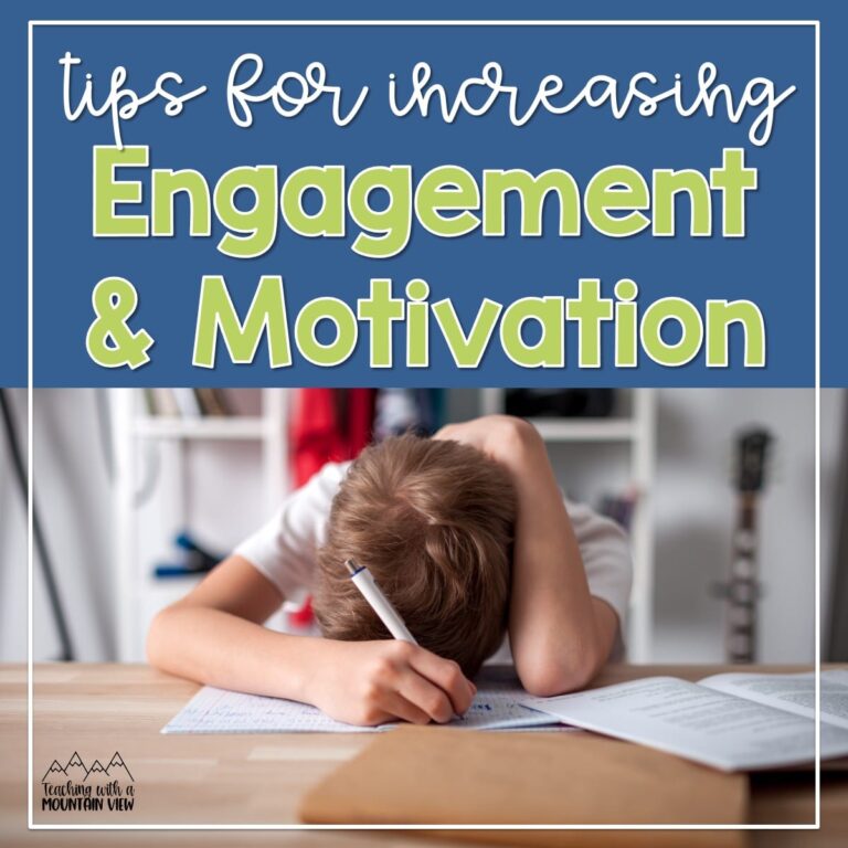 Tips for Increasing Student Engagement and Motivation