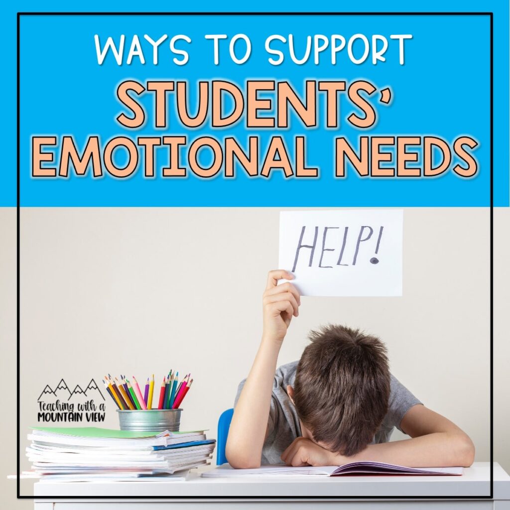 Practical coping strategies and resources that make meeting your students emotional needs a little less overwhelming.