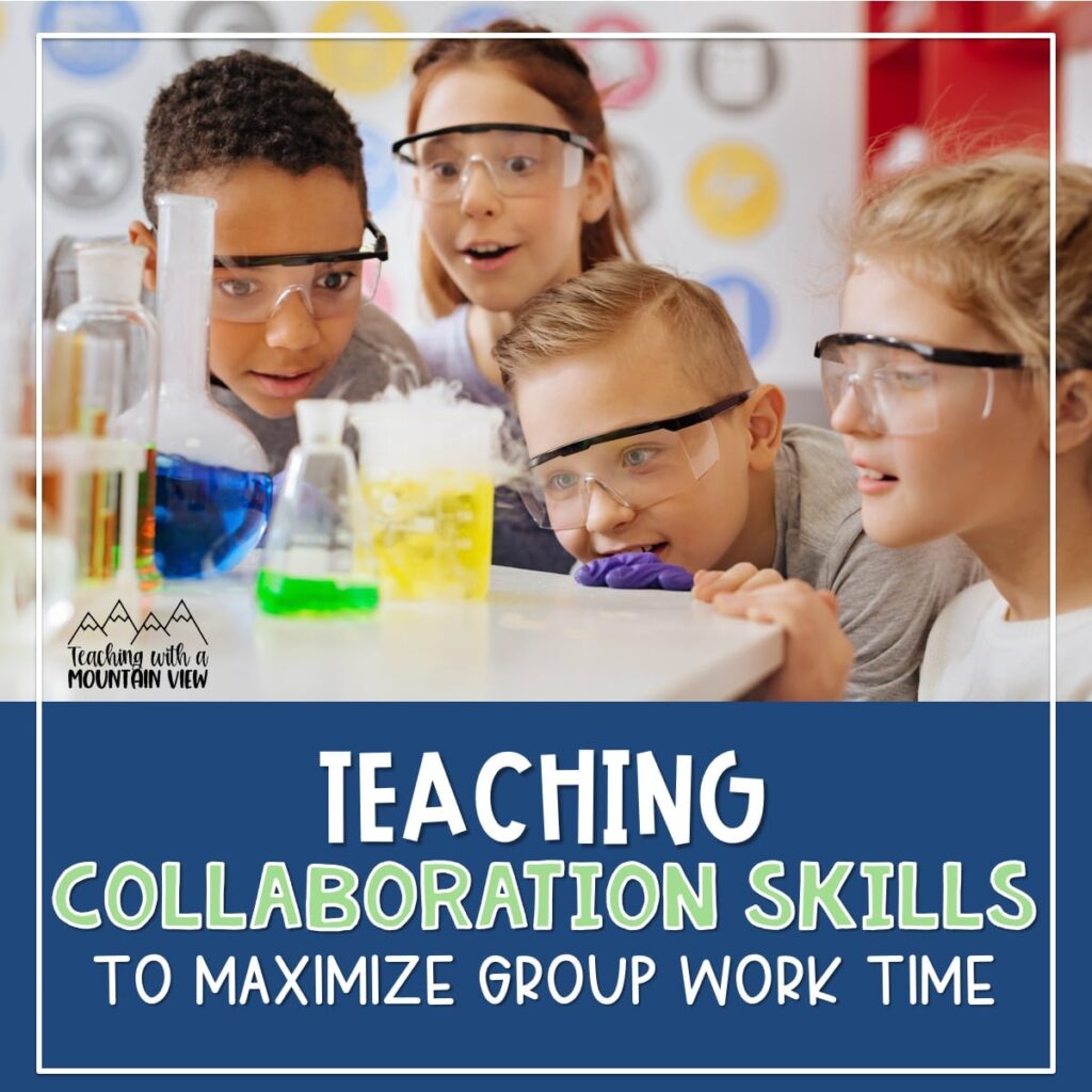 Teaching collaboration skills is an integral part of the learning process. Use this free collaboration skills lesson for upper elementary.