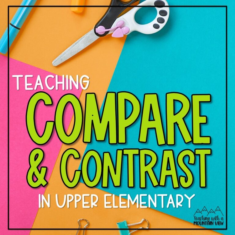 Teaching Compare & Contrast