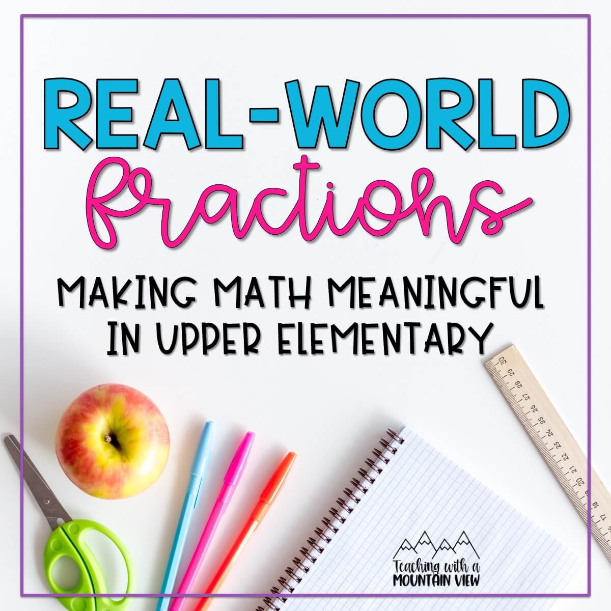 Real world connections when teaching fractions are so important. Download a free math lesson and browse dozens of other fraction tips.