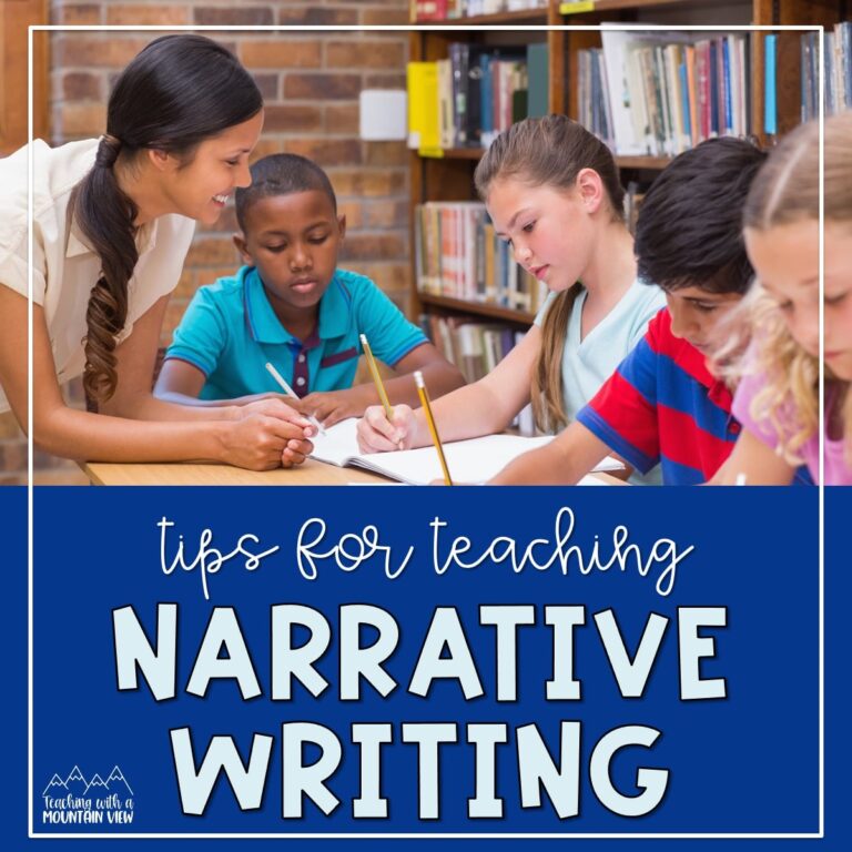 Tips for Teaching Narrative Writing in Upper Elementary