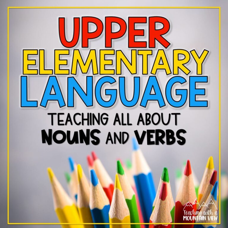 Teaching Language Skills: Nouns and Verbs