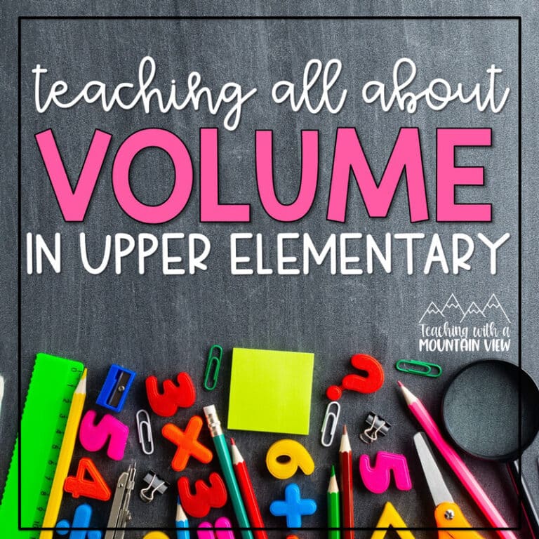 Teaching Volume with Hands-On Activities
