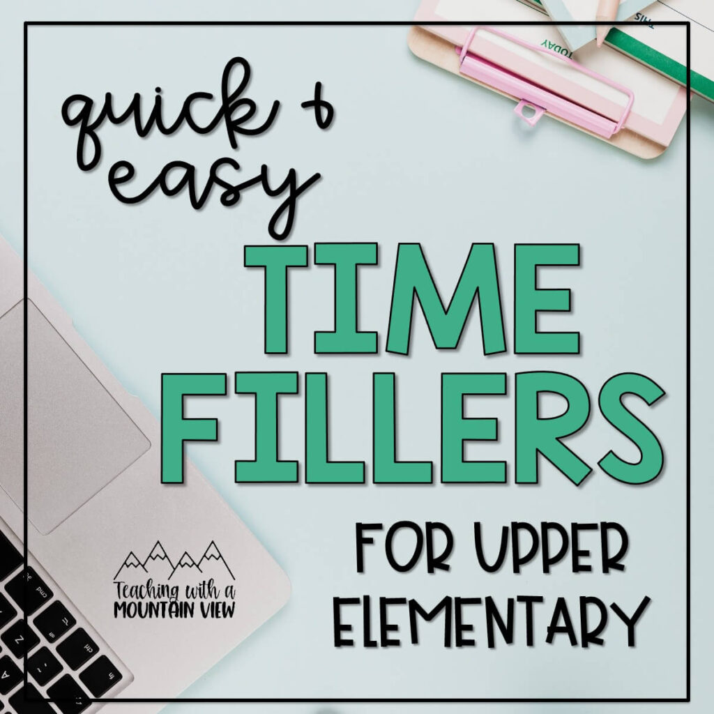 educational time fillers