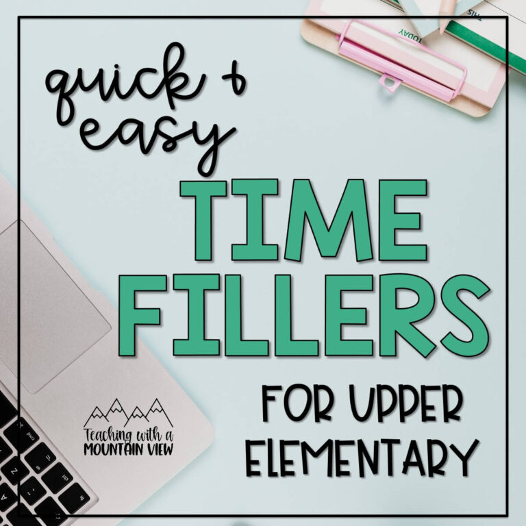 Creative and Educational Time Fillers: No More Wasted Minutes
