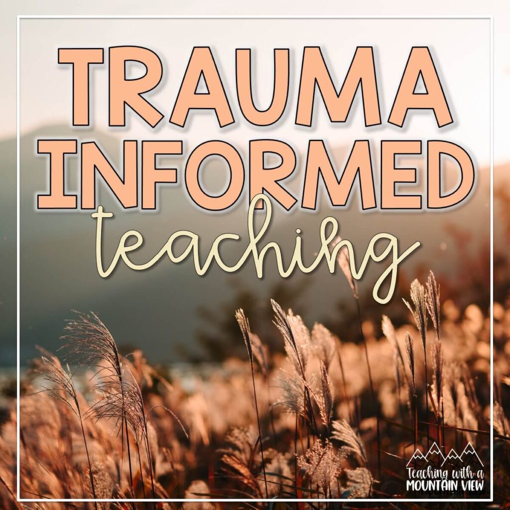 tips for trauma informed teaching to support your students' emotional needs