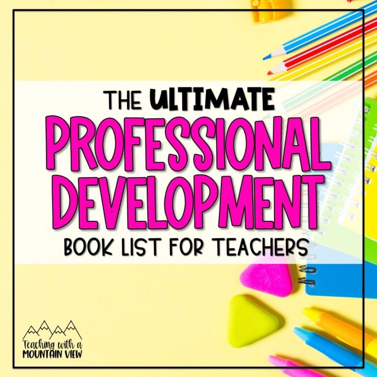 Professional Development Book Examples Professional Development for Teachers - Teaching with a Mountain View