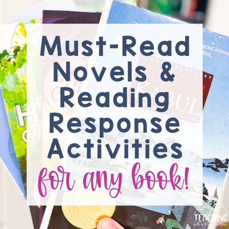 Must-Read Novels and Engaging Reading Response Activities for Any Book
