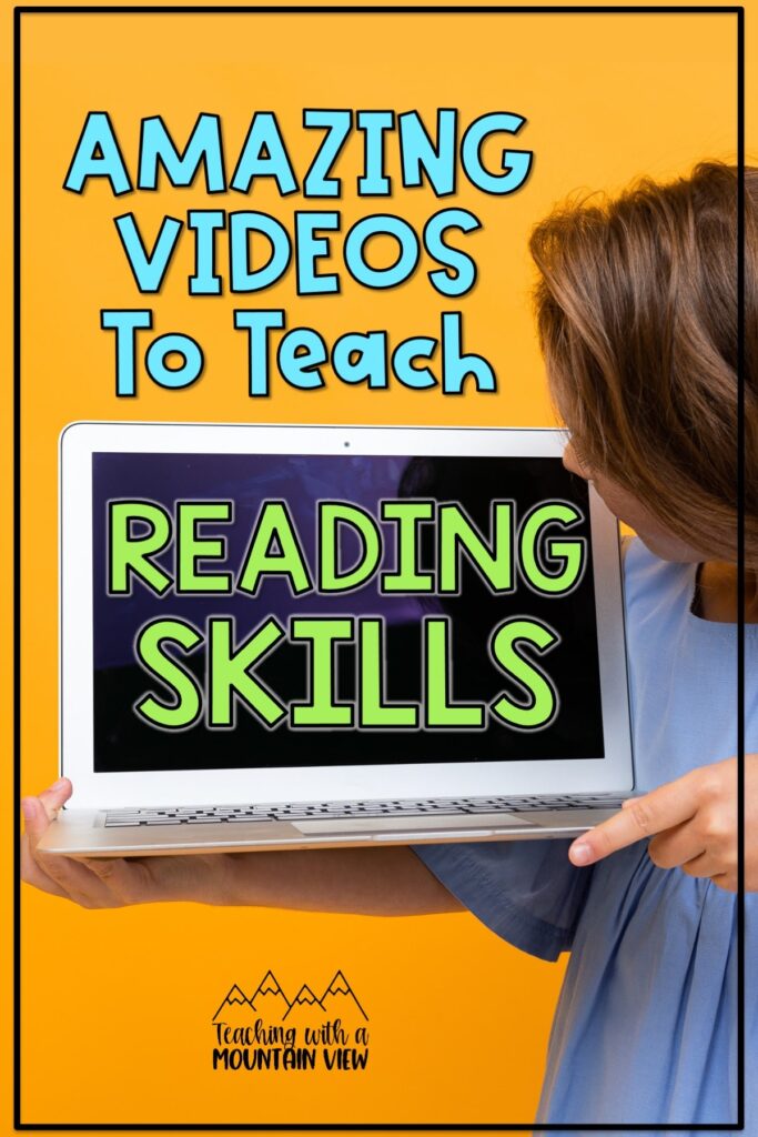 Amazing reading skill videos to teach key upper elementary reading skills. Includes activity ideas for each video and related resource too.