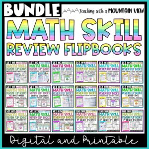 Math Lessons Flip Books Bundle