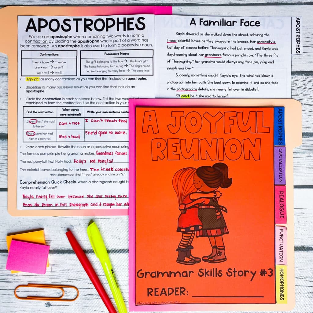 Grammar Skills Flip Book Bundle Teaching with a Mountain View