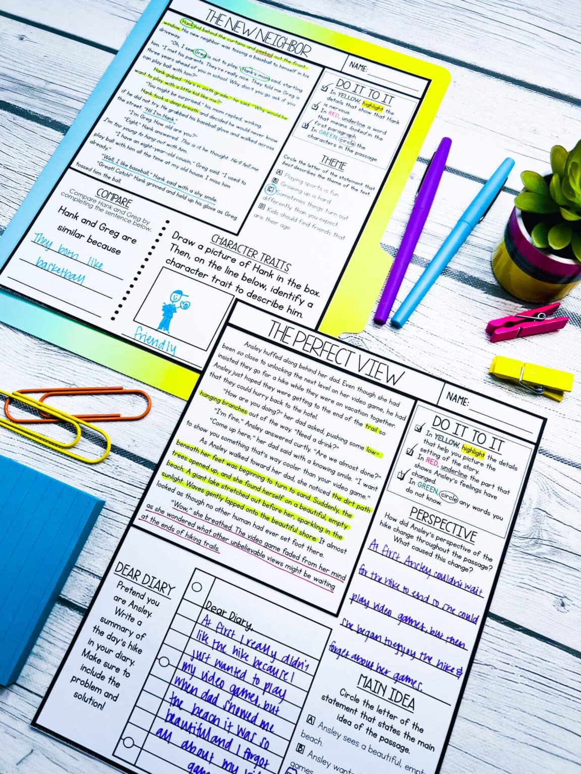 Reading Comprehension for 2nd and 3rd Grade | Fiction and Informational ...