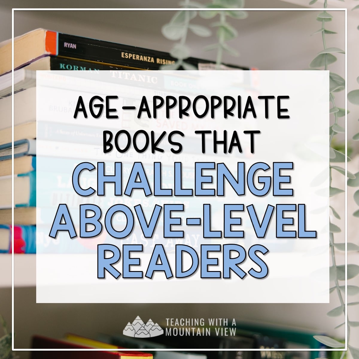 Use these book recommendations to find age-appropriate books for advanced readers in upper elementary and meet the unique needs of all readers.