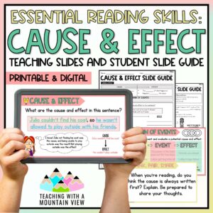 Cause and Effect Reading Lesson | Slideshow and Lessons