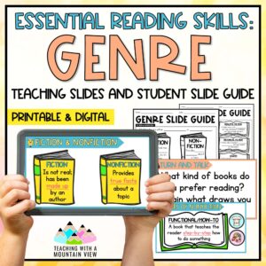 Genre Reading Lesson Slideshow and Lessons Cover