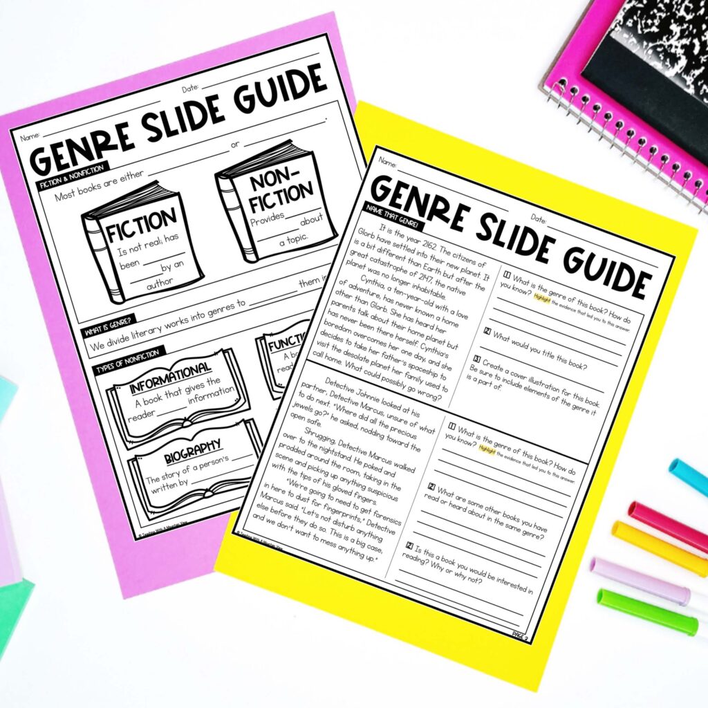 Genre Reading Lesson | Slideshow and Lessons - Teaching with a Mountain ...
