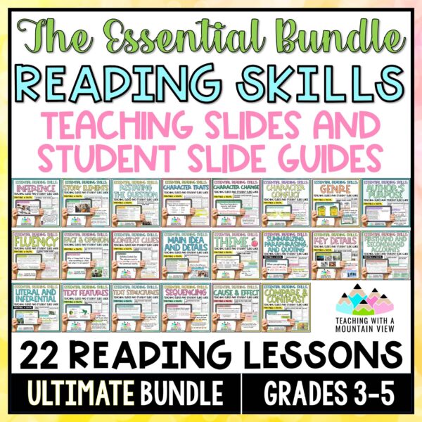 Reading Lessons Slideshows and Lessons ULTIMATE BUNDLE Cover