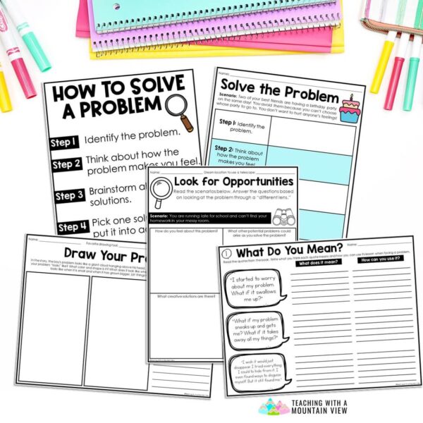 What Do You Do With a Problem Activities Mock Up