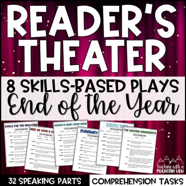 End of the Year Readers Theater Scripts Cover