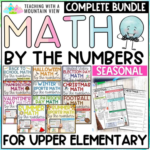 Seasonal Math By the Numbers Bundle Cover 1 scaled