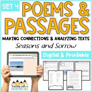Paired Passages With Poems | Set 4