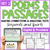 Paired Passages With Poems | Set 2