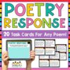 Poetry Response Prompts | Task Cards