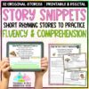 Rhyming Story Snippets for Fluency and Comprehension