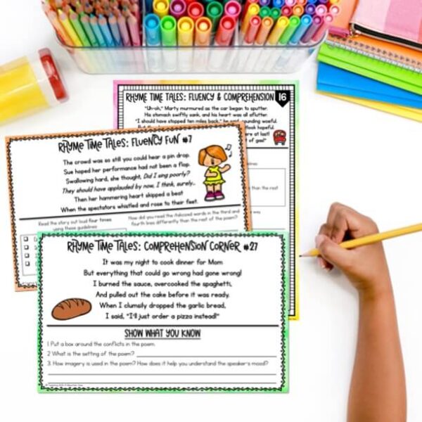 Rhyming Story Snippets for Fluency and Comprehension1