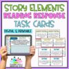 Story Elements Reading Response Task Cards