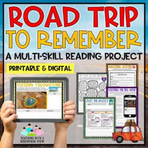 Back to School Reading Project | Road Trip Reading Project