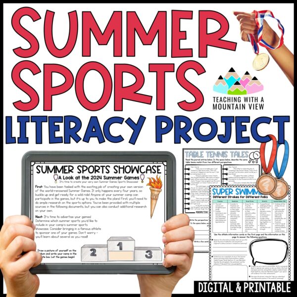 Summer Sports Literacy Project and Activities | Reading Skills