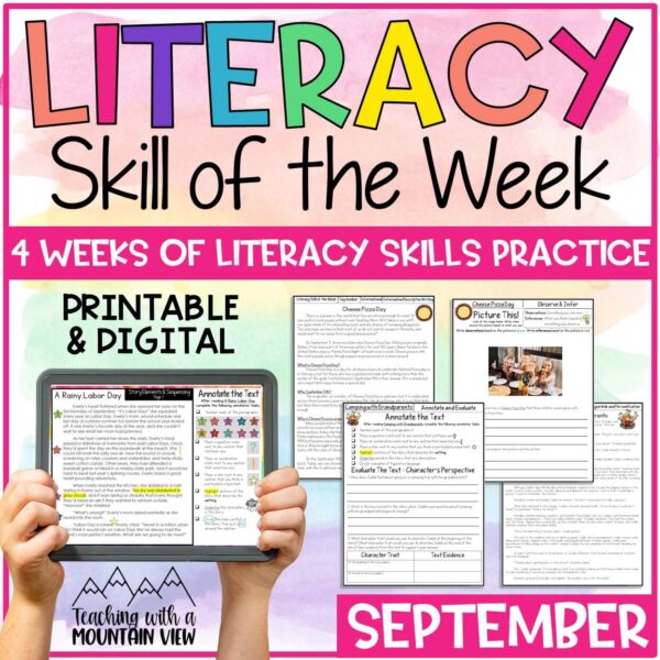 Literacy Skill of the Week SEPT COVER