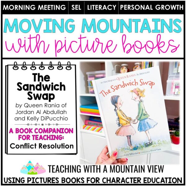The Sandwich Swap COVER with book