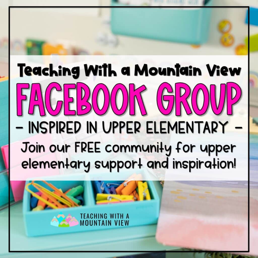 Join our free upper elementary Facebook group this summer for first year teacher tips. Come learn everything we WISH we had known! We'll cover new teacher tips for management, planning, communication, and more.