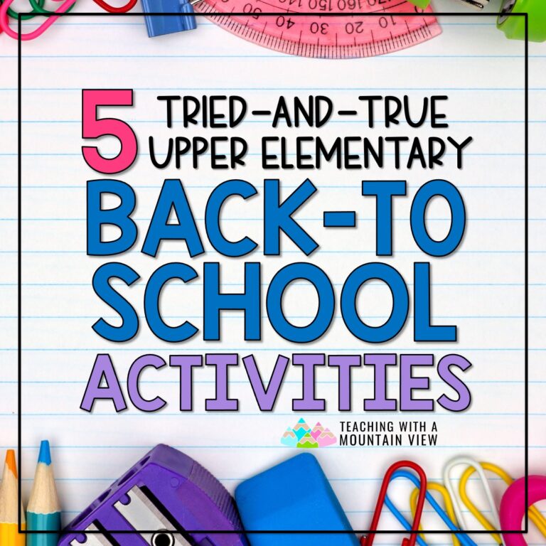 5 back-to-school activities that have a BIG impact on student learning throughout the year. Learn to cultivate a growth mindset, community, and more.