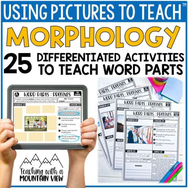 Using Pictures to Teach Morphology Word Parts