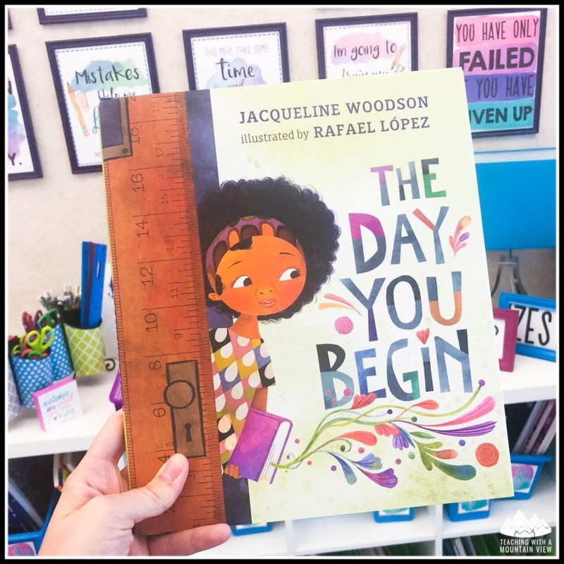 The Day You Begin picture book morning meeting lesson