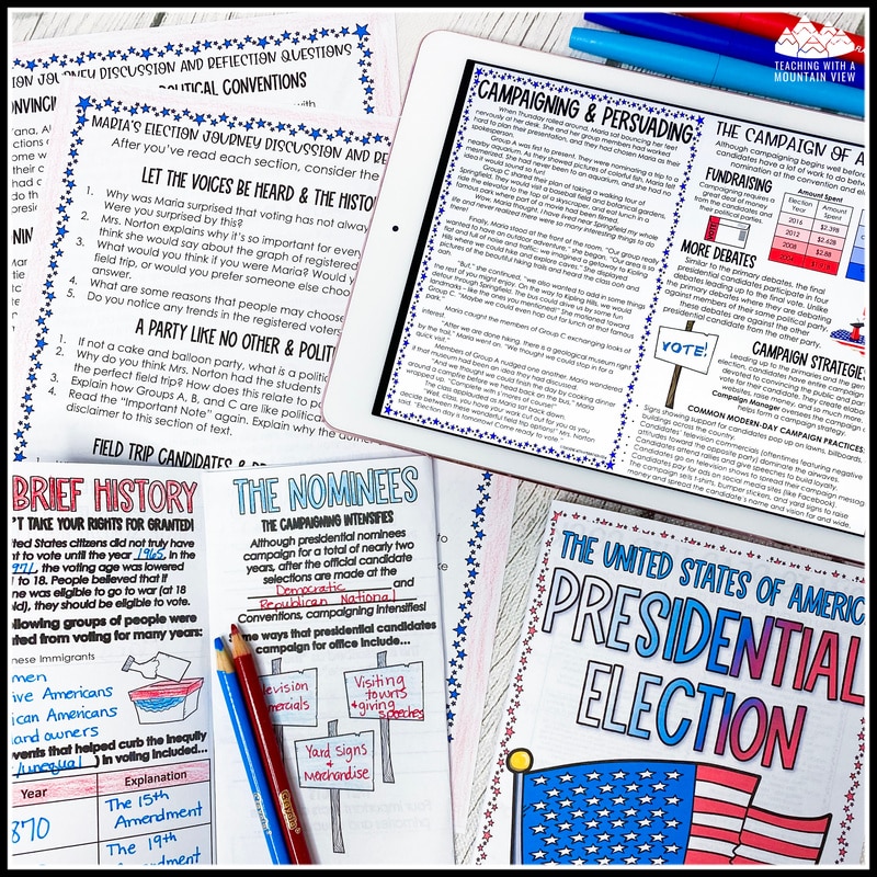 Are you looking for a comprehensive resource to teach the presidential election process? This is it! I have created a non-biased, kid-friendly, and super-engaging resource for students to learn all about the presidential elections and the electoral process.