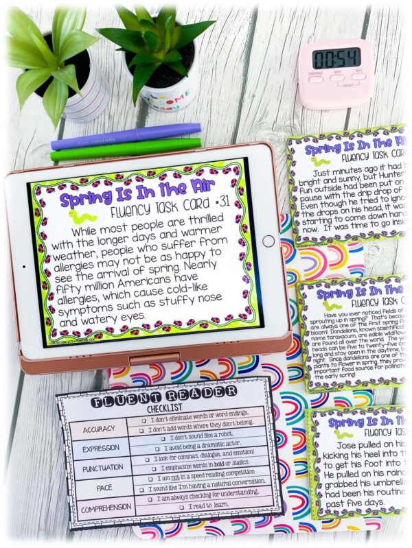 Fluency Task Cards BUNDLE | A FULL YEAR of Fluency Practice | Science of Reading - Image 2