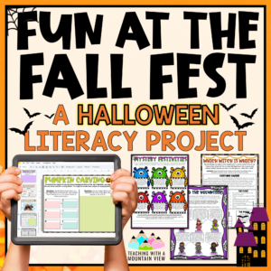 Halloween Reading Project | Fall Literacy Activities